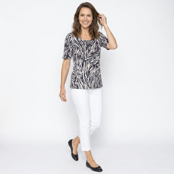 BRILLIANTSHIRTS Damen-Shirt Tropical Zebra 48/50 - 113989000004 - 2 - 588px