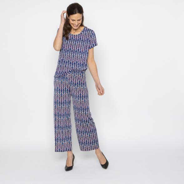 FASHION NEWS Damen-Hose Grafik pastell/multicolor M/L - 38/40 - 114019200001 - 2 - 588px