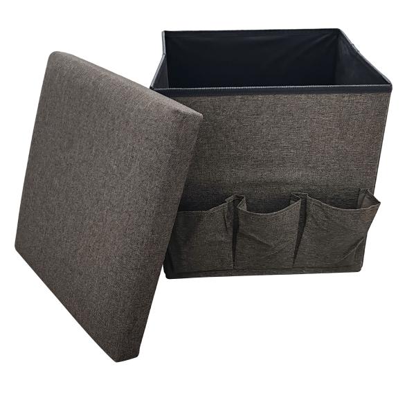 Sitzhocker faltbar mit Tasche, braun - 114022400000 - 2 - 588px