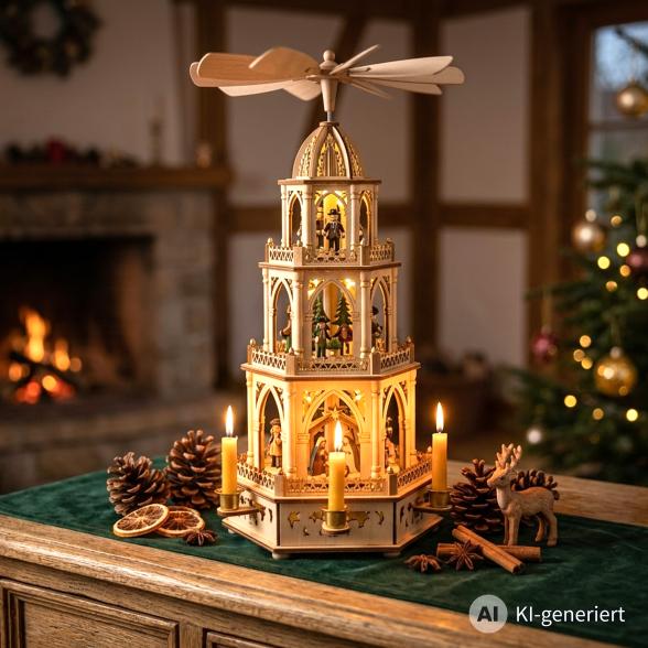 Deluxe Holzpyramide rotierend - 114034800000 - 2 - 588px