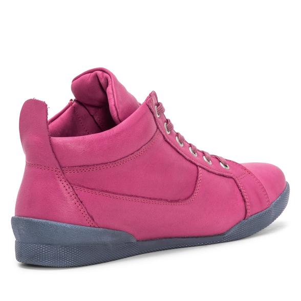 Andrea Conti Damen Leder Hochschnürer hot pink 42 - 114060000007 - 2 - 588px