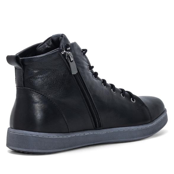 Andrea Conti Damen Leder Hochschnürer schwarz 36 - 114061600001 - 2 - 588px