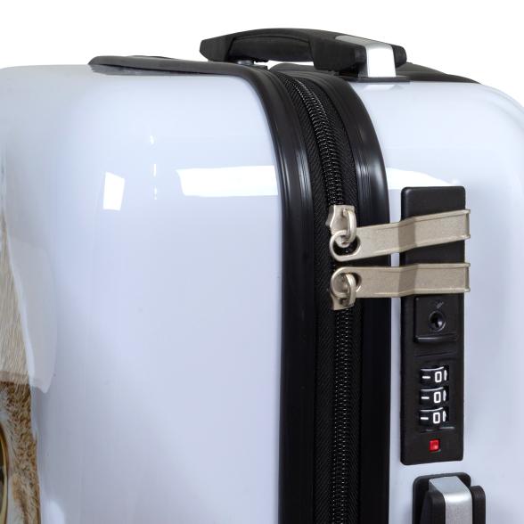 3-tlg. Hartschalenkofferset 'Katze', weiß - 114096400000 - 2 - 588px