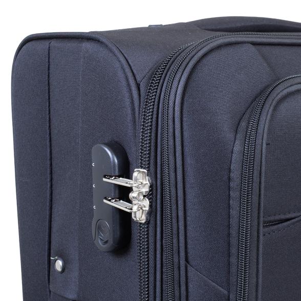 3-teiliges Stoff-Kofferset 'Cremona', schwarz - 114096700000 - 2 - 588px