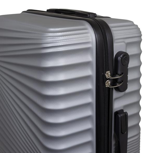 3-tlg. Hartschalenkofferset 'Luxor' silber - 114096800000 - 2 - 588px