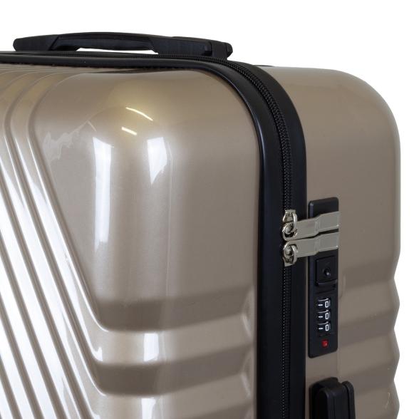 3-teiliges Hartschalenkofferset 'Genua' champanger - 114097500000 - 2 - 588px