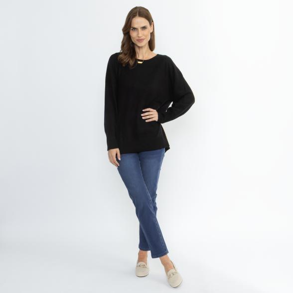 100% KASCHMIR Pullover schwarz 34/36 - 114107800001 - 2 - 588px