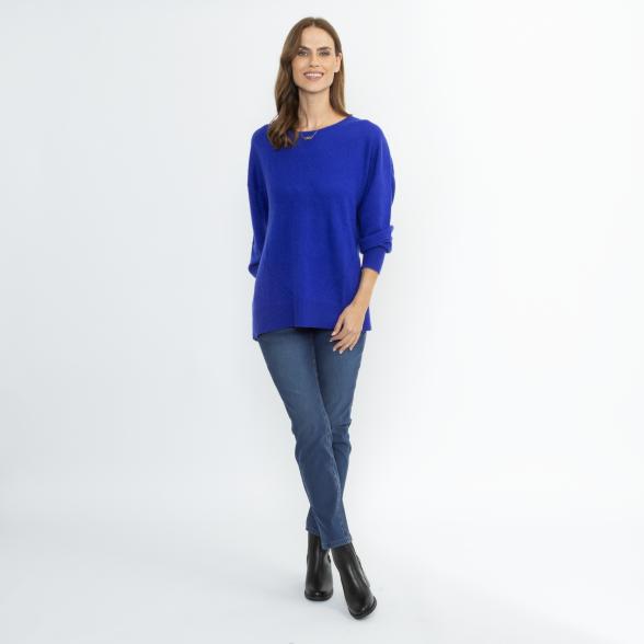 100% KASCHMIR Pullover royalblau 34/36 - 114108000001 - 2 - 588px