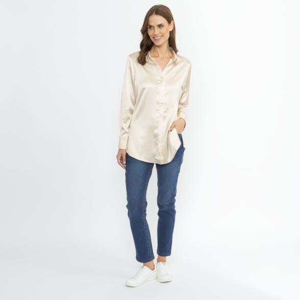 TRENDS by J. Leibfried Satinbluse champagner 34/36 - 114110400001 - 2 - 588px