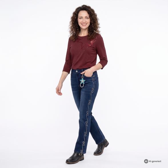 Zauberhose 'Miracle Shape' Relaxed Fit mittelblau 48/50 - 114131900004 - 2 - 588px