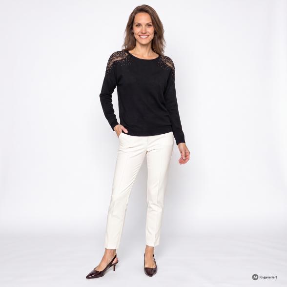 CHRISTIAN MATERNE Damen-Pullover petrol 36/38 - 114140500001 - 2 - 588px