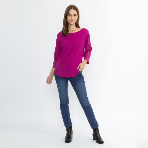 CHRISTIAN MATERNE Damen-Pullover fuchsia 36/38 - 114141400001 - 2 - 588px