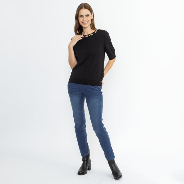 CHRISTIAN MATERNE Damen-Pullover schwarz 36/38 - 114141500001 - 2 - 588px