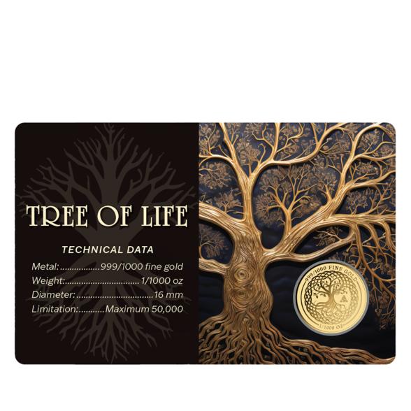 Goldcard 'Tree of Life' 1/1000 oz. Feingold - 114166500000 - 2 - 588px