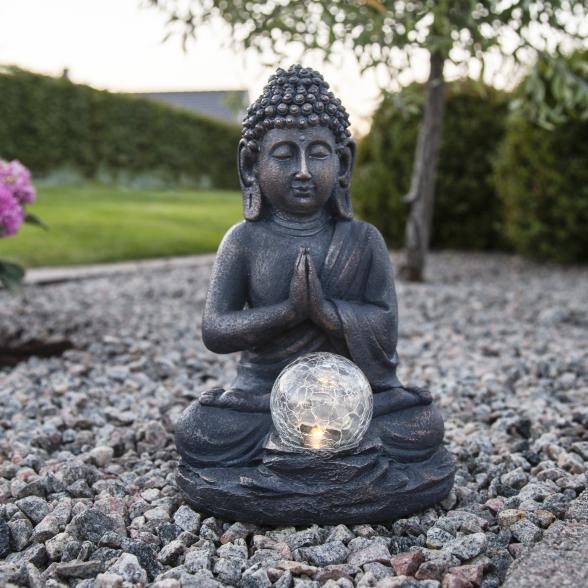 Outdoor-Buddha mit Solarkugel - 114166900000 - 2 - 588px