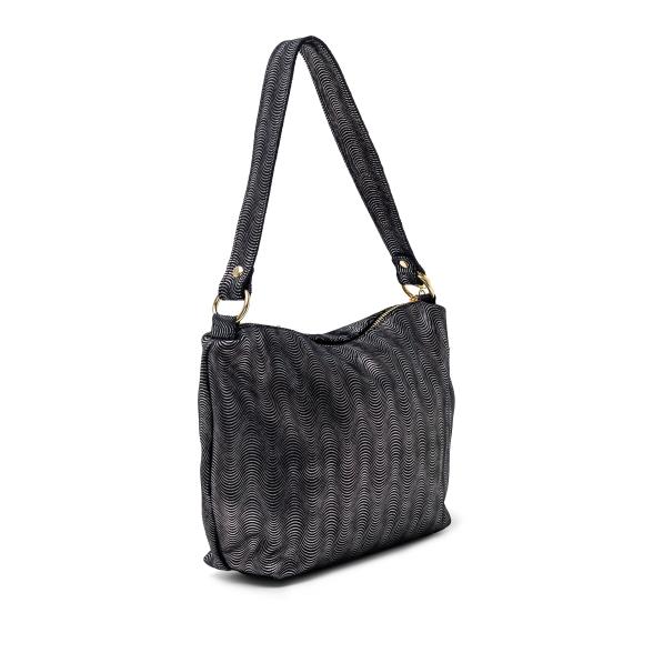 Luca Lorenzo Schultertasche schwarz metallic - 114195100000 - 2 - 588px