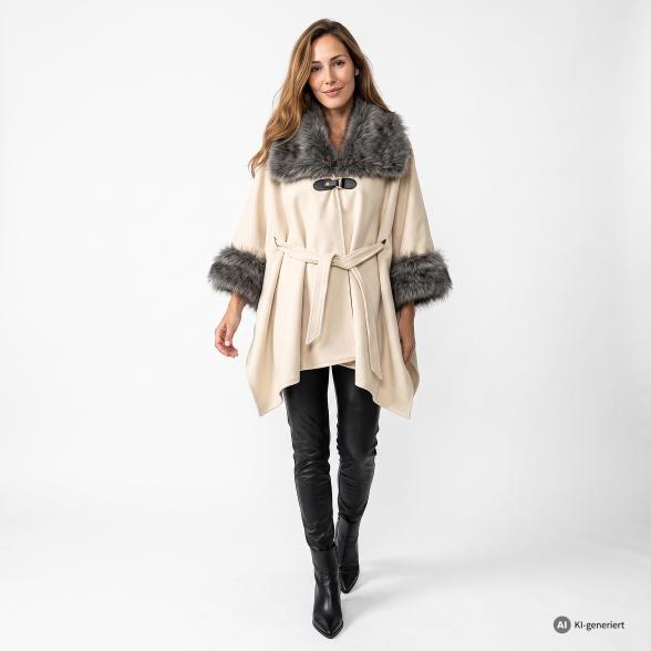 KERNIG by Sarah Kern Poncho sand 36-42 - 114200100001 - 2 - 588px