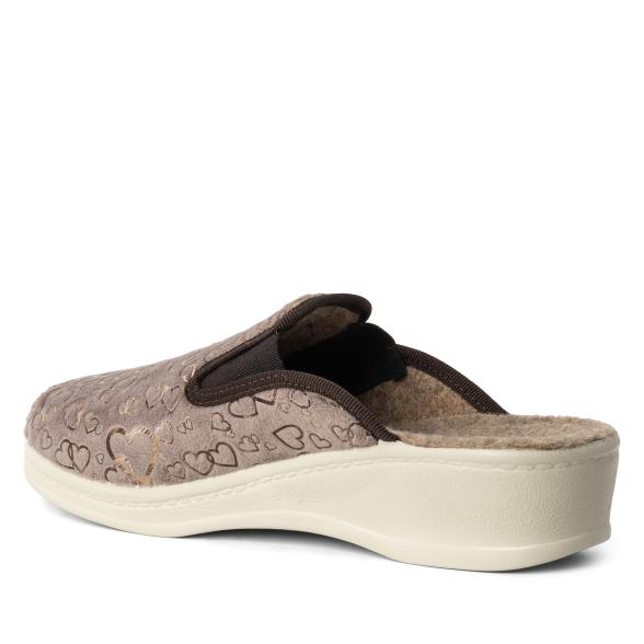 SANITAL LIGHT Damenhausschuhe taupe/braun 35 - 114201600001 - 2 - 588px