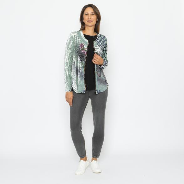 TRENDS by J. Leibfried Jacke grün/multicolor 44/46 - 114220500003 - 2 - 588px