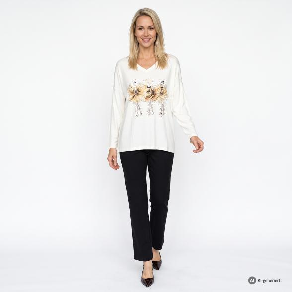 CHRISTIAN MATERNE Damen-Shirt Frauen offwhite 36/38 - 114256600001 - 2 - 588px