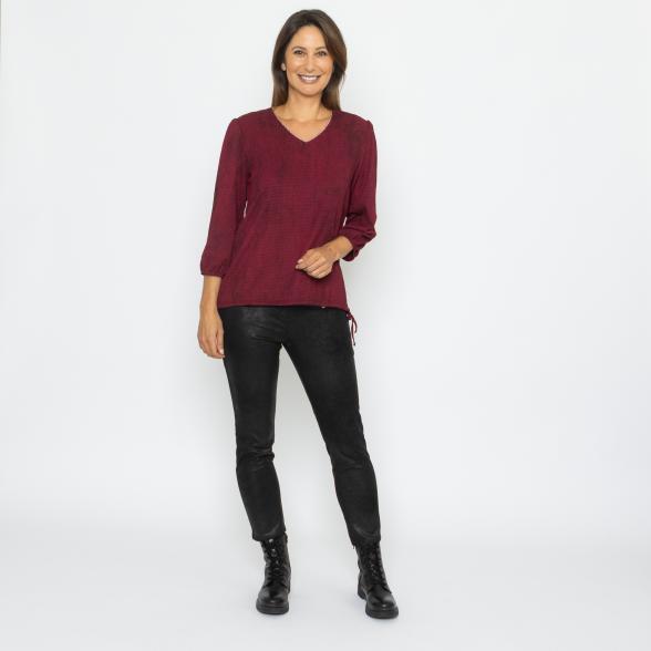 Signature Collection by Heike S. Shirt bordeaux 36/38 - 114323400001 - 2 - 588px