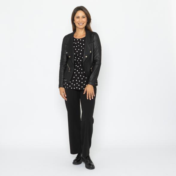 KERNIG by Sarah Kern Kunstlederjacke schwarz - 114354800000 - 2 - 588px