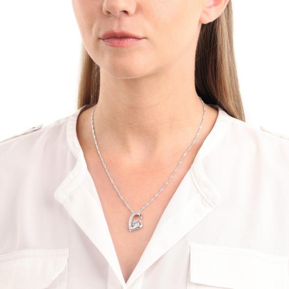 amor Herzanhänger mit Kette 925 Silber - 114400900000 - 2 - 588px