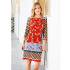 rick cardona Damen Kleid mit Druck multicolor 38 - 105198300002 - 2 - 140px