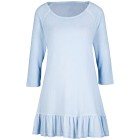 linea TESINI Damen Shirt mit Volant hellblau - 105205600000 - 2 - 140px