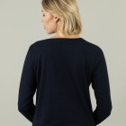 Homewear by BLUE SEVEN Damen Pyjamashirt marine - 105311700000 - 2 - 140px