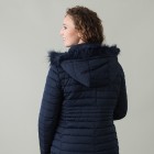 Z-ONE Damen Steppmantel mit Kapuze, marine - 105535200000 - 2 - 140px