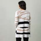 mocca by Jutta Leibfried Cardigan, tricolor - 105700700000 - 2 - 140px