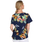 Damen-Shirt  blau/multicolor - 105766800000 - 2 - 140px