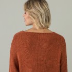 ZABAIONE Damen Pullover rostrot meliert - 106183600000 - 2 - 140px