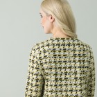 GINA LAURA Damen Sweatshirt, Hahnentritt gelb - 106296000000 - 2 - 140px