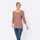 collection L Damen Pullover, rosenholz meliert - 107443000000 - 2 - 140px