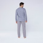 KINGsCLUB 4er Set Herren Pyjama blau/grau - 107470400000 - 2 - 140px
