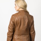 BLUE MONKEY Damen-Lederjacke 'Desy' cognac - 108688700000 - 2 - 140px