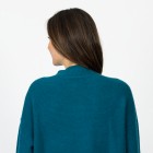 100% KASCHMIR Damen-Pullover, Stehkragen petrol - 109224900000 - 2 - 140px