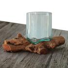 Darimana Windlicht Glas Zylinder auf Kaffeewurzel - 112238900000 - 2 - 140px