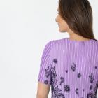 Jeannie Damen-Plissee-Shirt lila/schwarz - 112338400000 - 2 - 140px