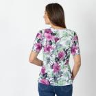 Jeannie Damen-Plissee-Shirt multicolor - 112339800000 - 2 - 140px