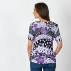 Jeannie Damen-Plissee-Shirt multicolor - 112340100000 - 2 - 140px