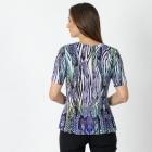 Jeannie Damen-Plissee-Shirt multicolor - 112341900000 - 2 - 140px