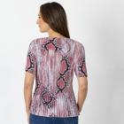 Jeannie Damen-Plissee-Shirt multicolor - 112345000000 - 2 - 140px