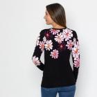 MILANO Design Pullover schwarz/weiß/fuchsia 36/38 - 112881600001 - 2 - 140px