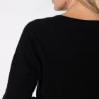 100% KASCHMIR Pullover, V-Ausschnitt, schwarz - 112958800000 - 2 - 140px