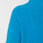 100% KASCHMIR Pullover, Stehkragen, azur 34/36 - 112960500001 - 2 - 140px
