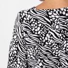 VANESSA STYLE Damen-Longshirt schwarz/weiß 48/50 (4) - 113115800004 - 2 - 140px