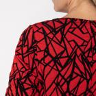 VANESSA STYLE Damen-Tunika rot/ schwarz 36/38 (1) - 113116100001 - 2 - 140px